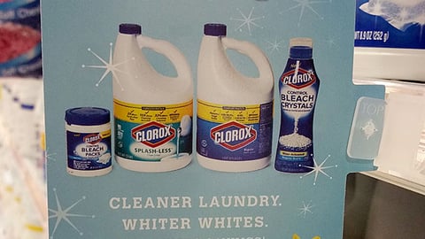 Clorox Publix 'Cleaner Laundry' Shelf Talker