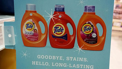 Tide Publix 'Goodbye, Stains' Shelf Talker