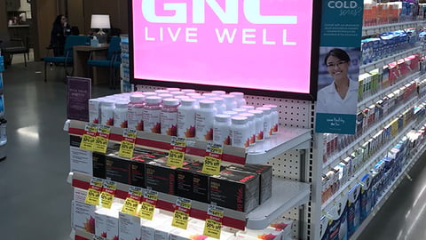 GNC 'Live Well' TV Endcap