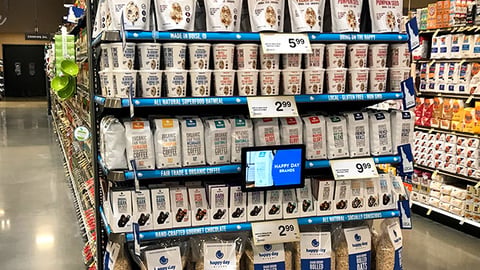 Happy Day Brands Albertsons Market Street Endcap