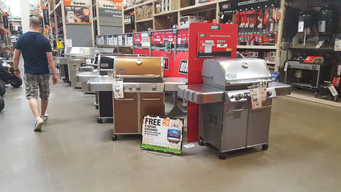 Home Depot Amerigas 'Propane Exchange' Framed Incentive Sign