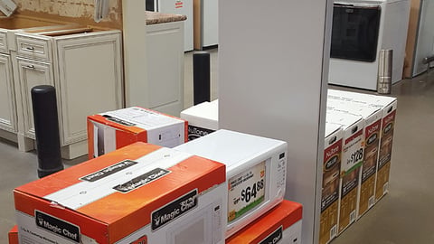 Home Depot 'Spring Black Friday Appliances' Standee