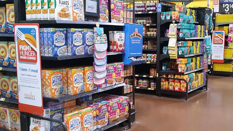 Walmart 'Fight Hunger' Side Panels