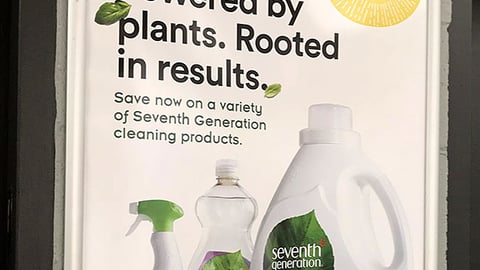 Seventh Generation Whole Foods 'Powered by Plants' Framed Sign
