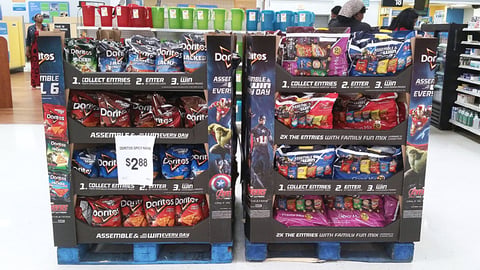 Frito-Lay Walmart 'Avengers: Age of Ultron' Pallets