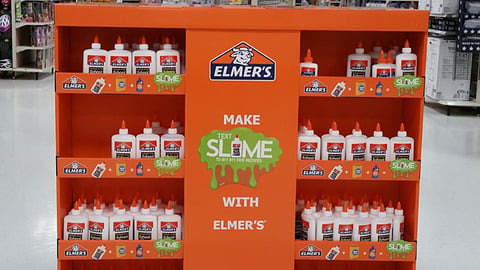 Elmer's 'Make Slime' Half-Pallet Display