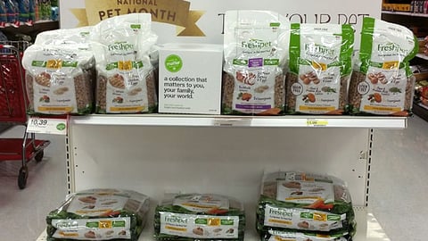 Target Freshpet 'National Pet Month' Endcap