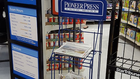 Walmart 'Fight Hunger, Spark Change' Stanchion