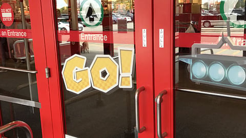 Target 'Mario Kart' Door Clings