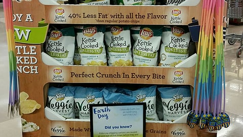 Frito-Lay Hannaford 'Earth Day' Pallet Display