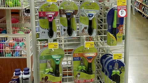 Furminator PetSmart 'Spring Cleaning' Rack Header