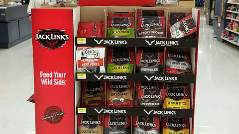 Walmart Jack Link's Pallet Display