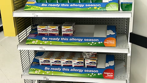 Meijer 'See Ya, Sniffles' Endcap