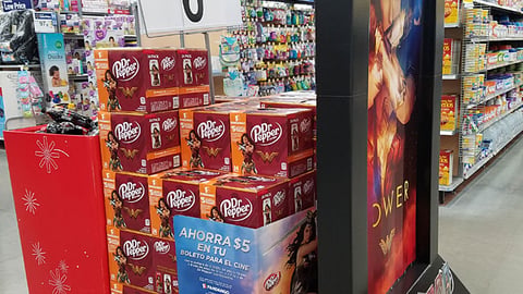Dr Pepper 'Wonder Woman' Fandango Incentive Pallet