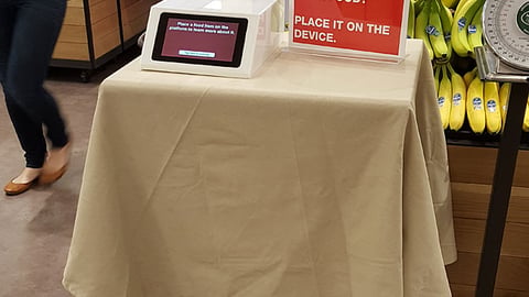 Target Food Device Table Display