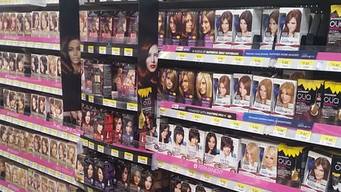 Walmart Schwarzkopf In-Line Display