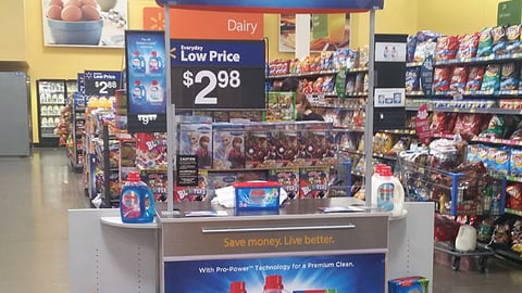 Walmart Persil ProClean Sampling Station