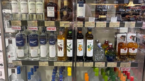 BevMo! Liquor Display Case