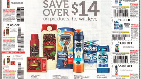 Gillette Old Spice 'He Will Love' FSI