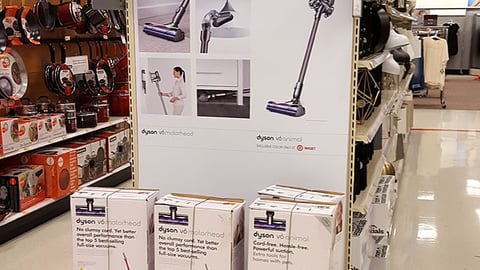 Target Dyson V6 Animal Endcap