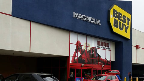 Best Buy 'Deadpool' Window Banner