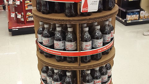 Coke Target 'Share More Music' Floorstand