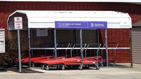 BJ's 'Try Our Digital Cart Instead' Outdoor Header