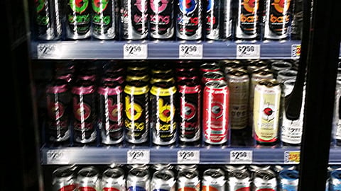 H-E-B Bang Cooler Display