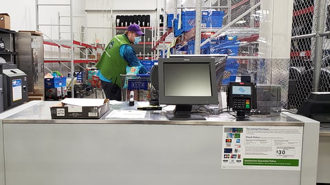 Sam's Club Pickup Counter