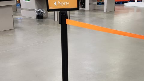 Sam's Club 'Pickup Here' Directional Sign
