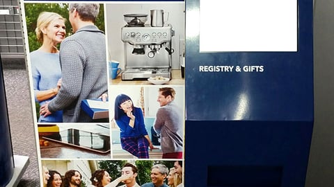 Best Buy 'Registry & Gifts' Kiosk
