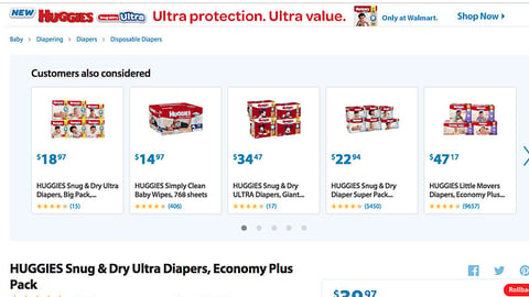 Huggies Snug & Dry Ultra Walmart.com Ad