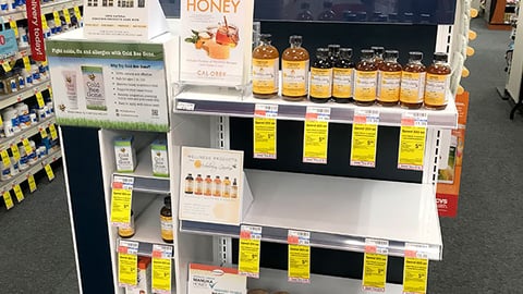 CVS 'Explore the Benefits of Honey' Endcap