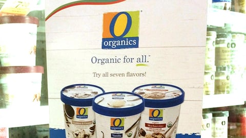 O Organics 'Try All Seven Flavors' Shelf Talker