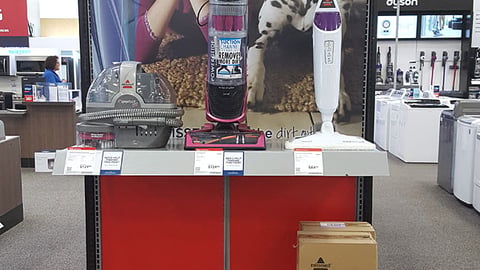 Best Buy Bissell Pet Vacuum Endcap