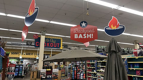 Smith's 'Red, White & Barbecue' Ceiling Signs