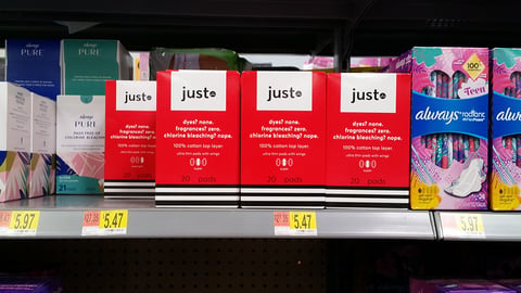 Walmart Just. Pad Merchandising
