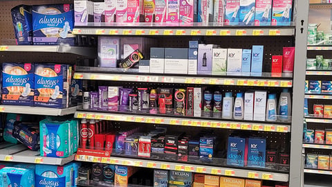 Walmart Sexual Health In-Line Merchandising