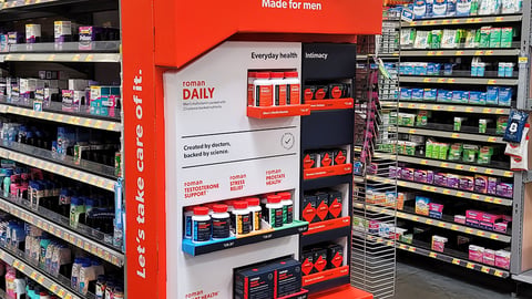 Walmart Roman Endcap Display