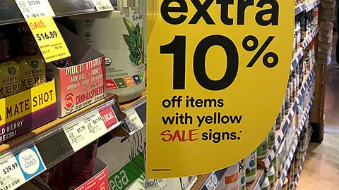 Whole Foods 'Prime Members Save' Shelf Talker