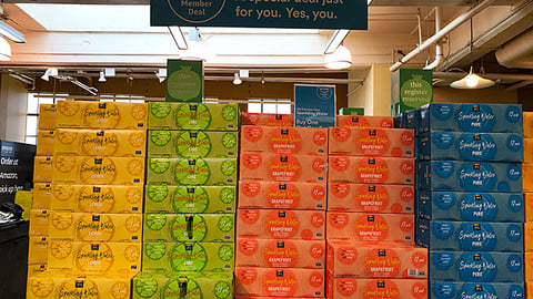 Whole Foods 'Prime Member Deal' Ceiling Sign