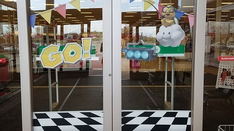 Target 'Mario Kart' Door Clings