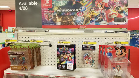 Target 'Mario Kart 8 Deluxe' Incentive Endcap Header