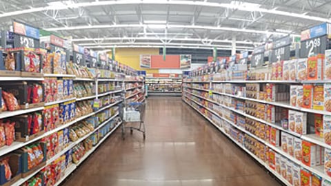 Walmart Grocery Aisle
