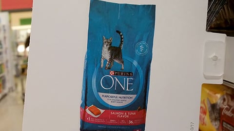 Publix Purina One 'Really Good Food' Shelf Sign