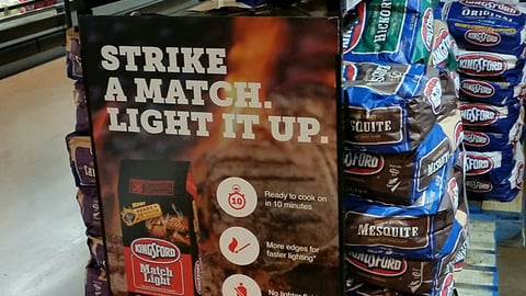 Walmart Kingsford Pallet Display