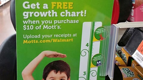 Mott's Walmart Incentive Violator