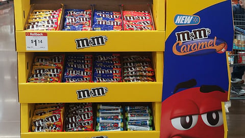 M&M's Caramel 'New' Walmart Pallet Display