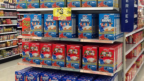 Kellogg Meijer 'Fresh Ideas for Breakfast' Endcap