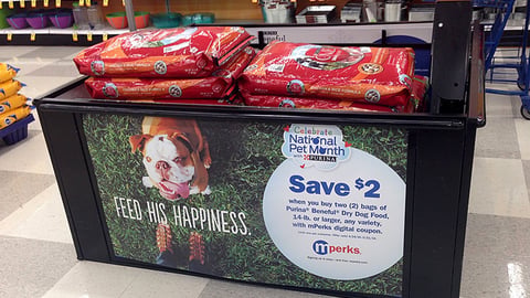 Purina Beneful Meijer 'National Pet Month' Pallet Display